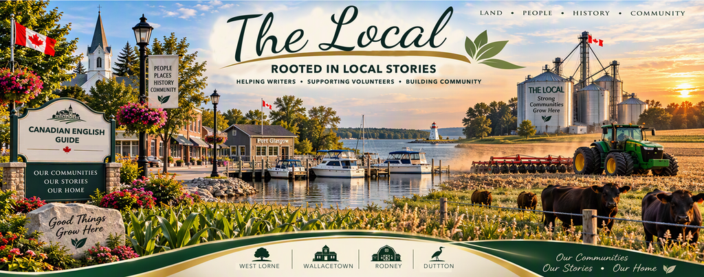 Decorative Masthead for the Local and Canadian English Guide web site.